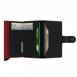 Secrid miniwallet matte black red
