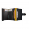 Secrid miniwallet matte black ochre