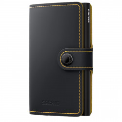 Secrid miniwallet matte black ochre