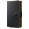 Secrid miniwallet matte black ochre