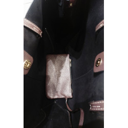 Shopping Piccola  Vera Pelle Made in Italy Testa di Moro