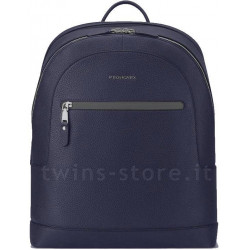 Roncato sidney zaino pelle blu pc 15.6