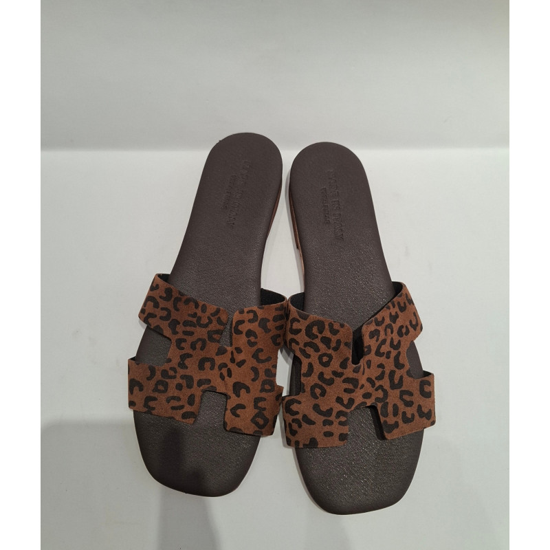 Sandalino Donna Vera Pelle Made in Italy Maculato