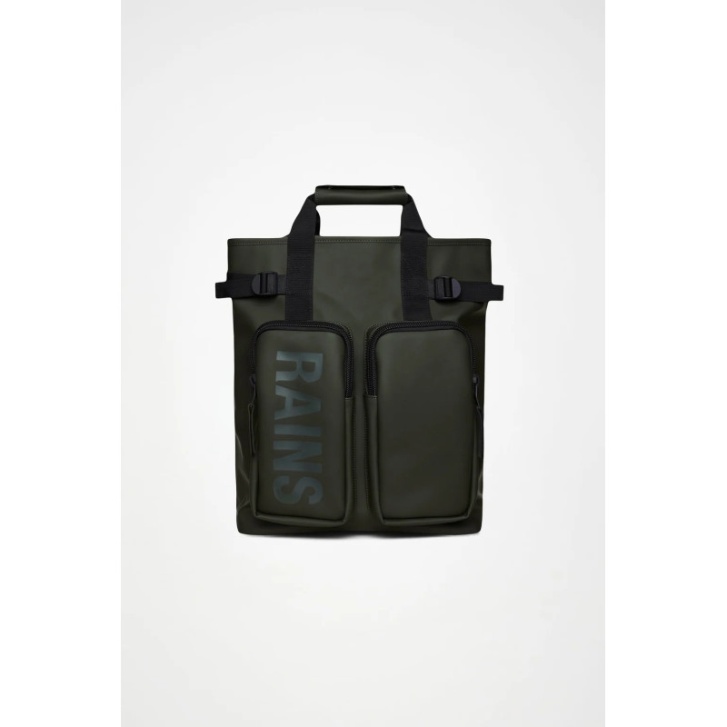 Rains zaino Texel Tote Backpack verde