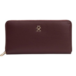Tommy hilfiger portafoglio donna icon bordò aw0aw17744
