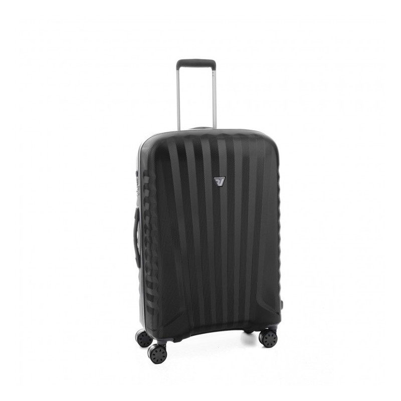 Roncato Uno Zip trolley medio rigido  4 ruote con tsa nero
