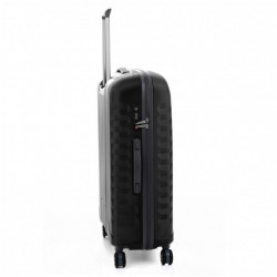 Roncato Uno Zip trolley medio rigido  4 ruote con tsa nero