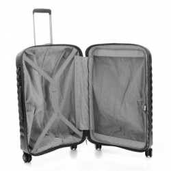 Roncato Uno Zip trolley medio rigido  4 ruote con tsa nero