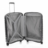 Roncato Uno Zip trolley medio rigido  4 ruote con tsa nero