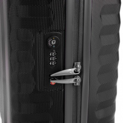 Roncato Uno Zip trolley medio rigido  4 ruote con tsa nero