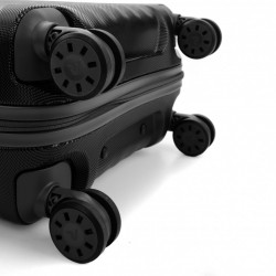 Roncato Uno Zip trolley medio rigido  4 ruote con tsa nero