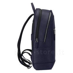 Roncato sidney zaino pelle blu pc 15.6